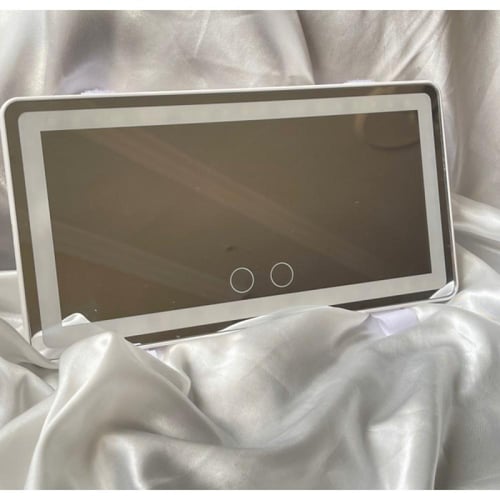 مرايا LED للسياره ابيض