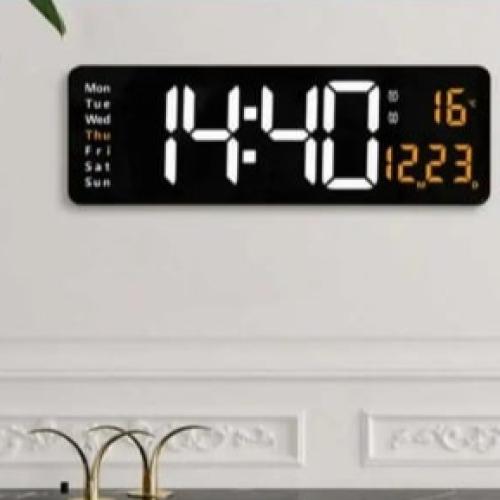 ساعه 6626 الرقمية ذات الشاشة الكبيرة LED