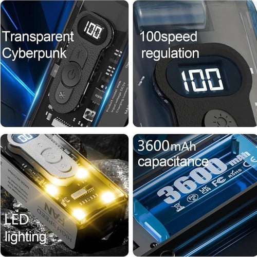 مروحة تربو من ايسيروش - مروحة محمولة مع لوحة تبريد...