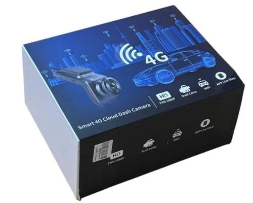 داش كام 4G كاميرا مراقبة للسيارات امامية وخلفية بد...