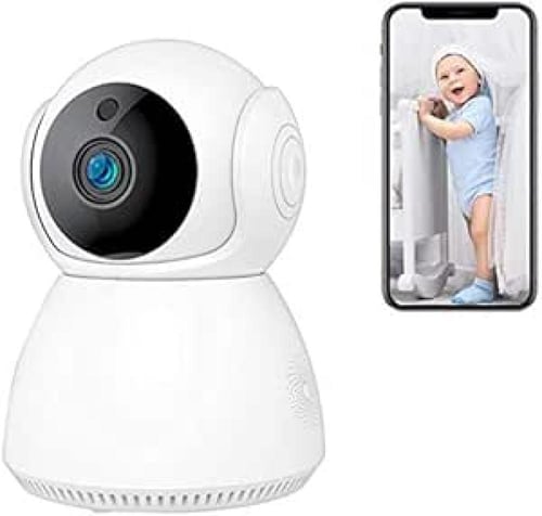 كاميرا مراقبة ذكية بزاوية 360 درجة، كاميرا واي فاي...