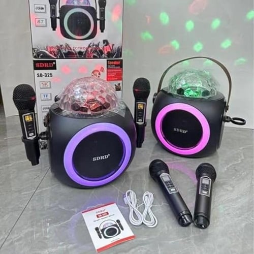 مجموعة مكبر صوت بلوتوث لاسلكي منزلي 325 من اس دي ا...