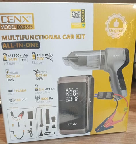 Denx طقم السيارة اللاسلكي المتكامل 4 في 1 DX3335 (...