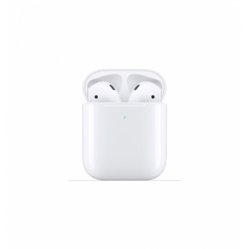سماعات ابل ايربودز مع علبة شحن لاسلكية