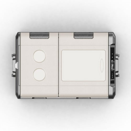 ثلاجة Alpicool حجم 55L للسيارة والرحلات - قسمين مع...