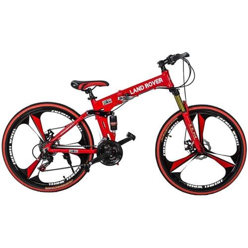 دراجة مطوية 26 انش من لاند روفر بفرامل قرص و 21 سر...