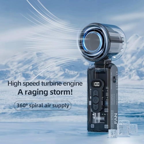 مروحة تربو من ايسيروش - مروحة محمولة مع لوحة تبريد...