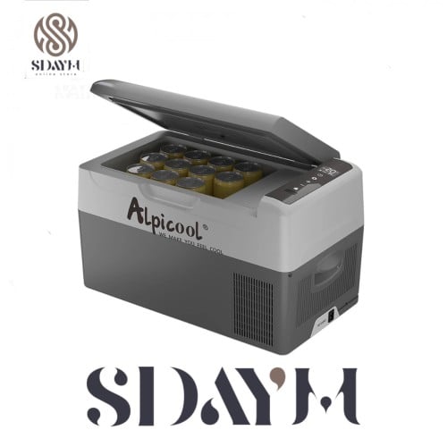 ثلاجة 22 لتر من Alpicool للسيارة Alpicool 22L Car...