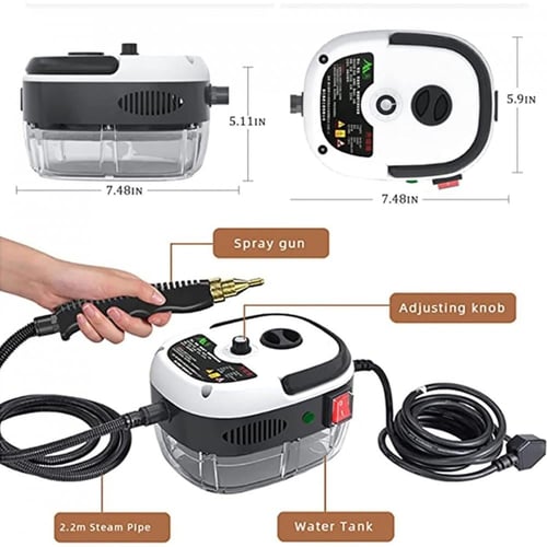 جهاز منظف بالبخار عالي الضغط بقوة 2500 واط لتنظيف...