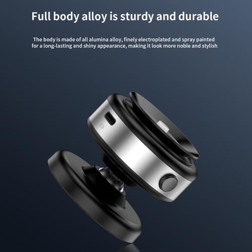 حامل موبايل مغناطيسي كهربائي للسيارة، حامل شاحن قا...