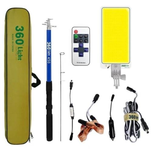 لمبة سنارة 800 واط مع ريموت للتخييم والرحلات متعدد...