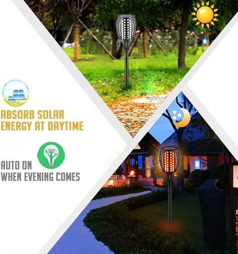 ايتي فيرت مصابيح شعلة شمسية كبيرة مطورة، مصابيح له...