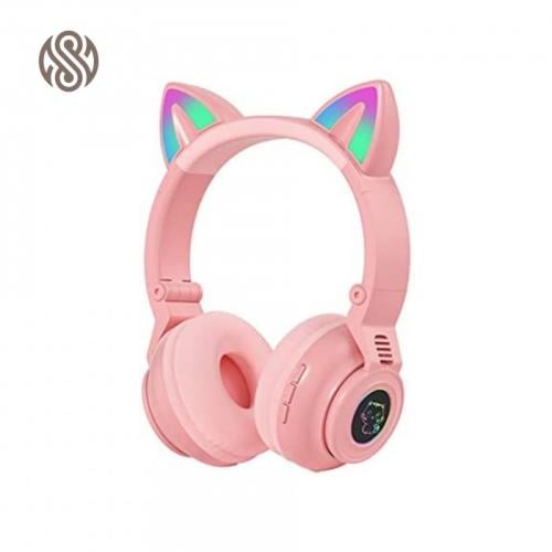 سماعات رأس مضيئة على شكل اذان القط للاطفال من تيتي...