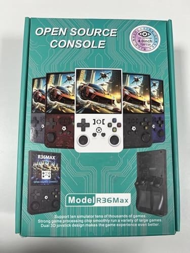 وحدة تحكم ألعاب فيديو طراز R36MAX ريترو مطور 2025...