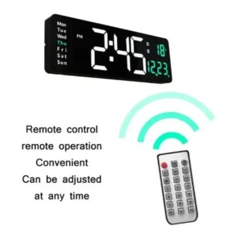 ساعه 6626 الرقمية ذات الشاشة الكبيرة LED