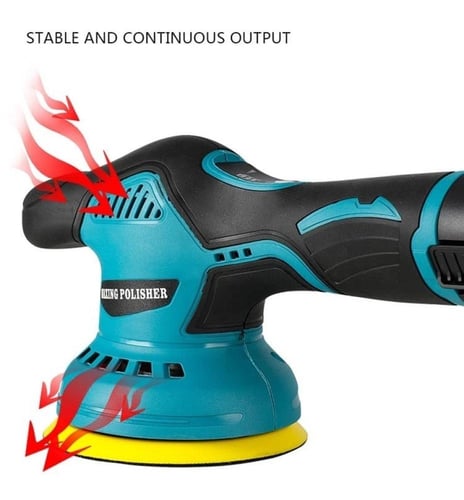 آلة تلميع السيارات لاسلكي على بطارية