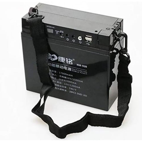 مصباح التخييم في حالات الطوارئ ببطارية متعددة الوظ...