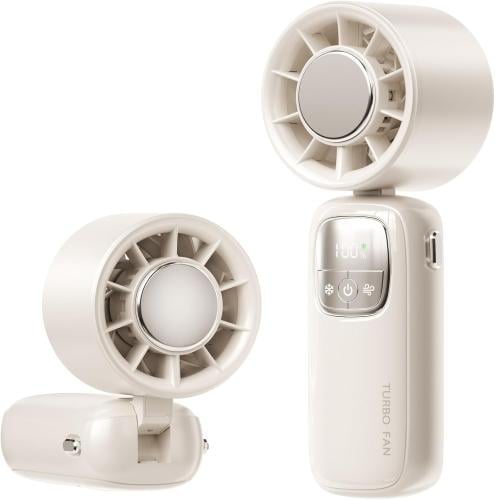 مروحة تبريد ثلج محمولة قابلة لاعادة الشحن من ازوني...