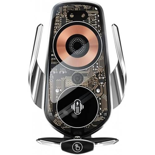 حامل جوال شحن لاسلكي سريع 15 وات مع غطاء شفاف شفاف...