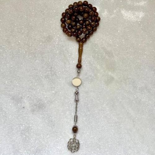 سبحة بكلايت بني داكن موكا