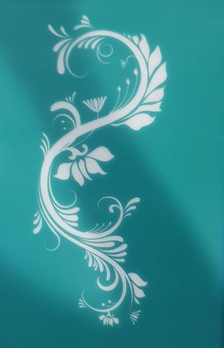 زخرفه - شاشة حريرية