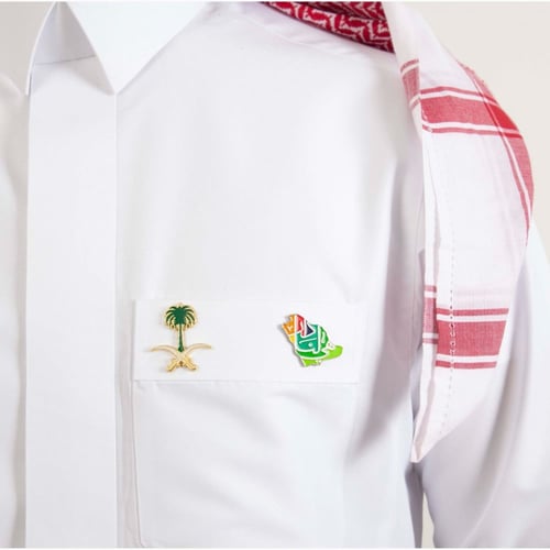 بروش سيفين ونخلة - ( معدن )