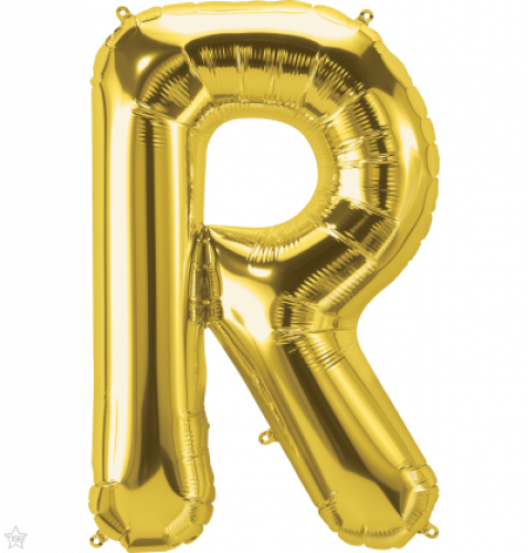 FOIL LARGE LETTER GOLD (عدد 5 قطع) R