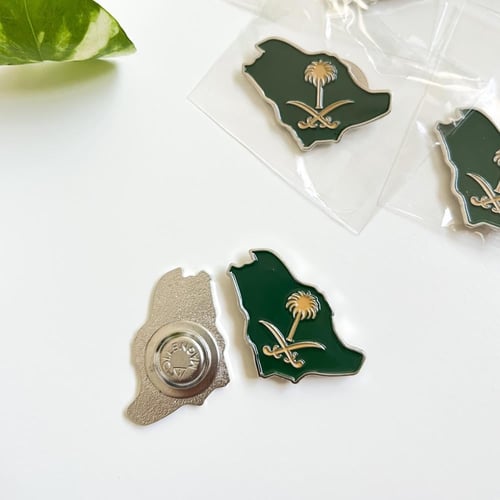 بروش خريطة المملكة معدني