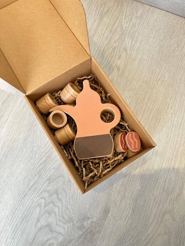 مجموعة الدلة الخشبية للاطفال