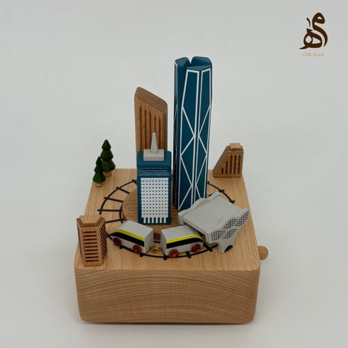 صندوق النشيد الوطني المتحرك لمدينة الرياض