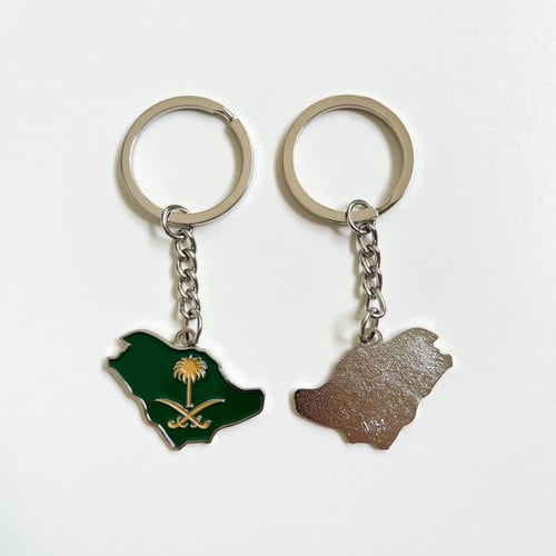 تعليقة مفتاح خريطة المملكة معدنية