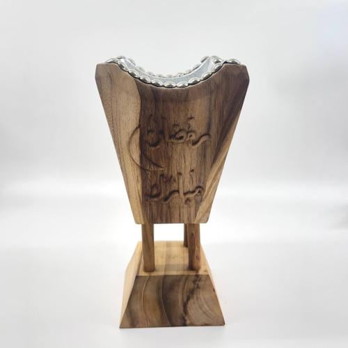 مبخرة خشبية - خشب التيك رمضان مبارك