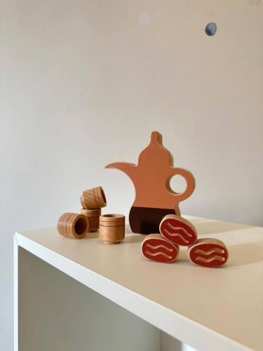 مجموعة الدلة الخشبية للاطفال