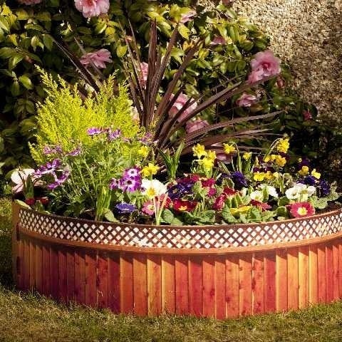 أحواض زراعية مرنة - شكل خشبي Grow Rings
