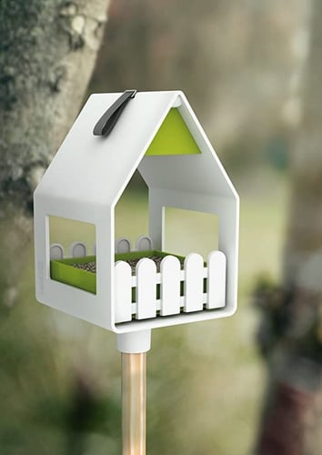 عصا حامل بيت طعام طيور - 160سم