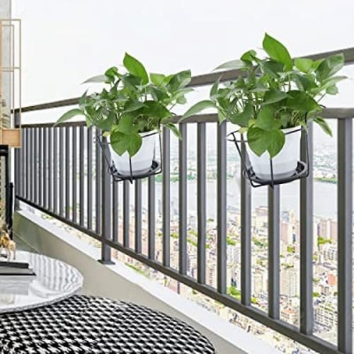 حامل حوض معدني أسود