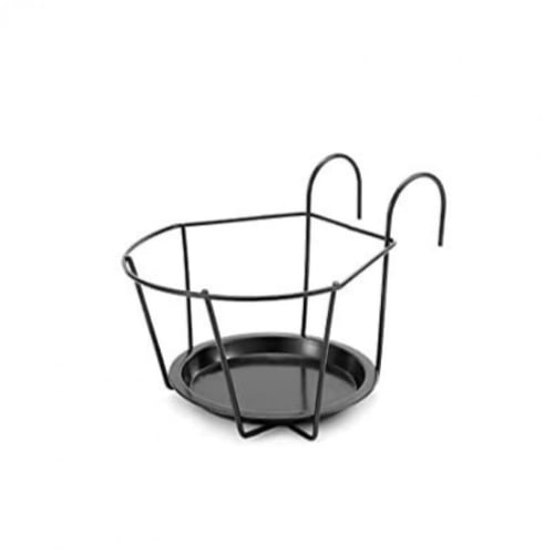 حامل حوض معدني أسود