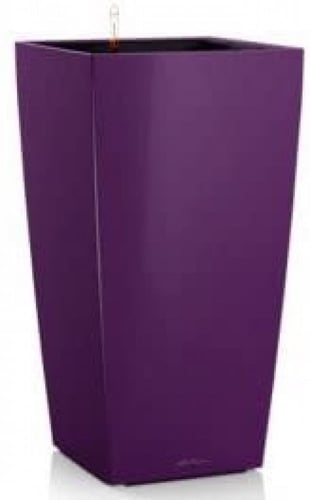 حوض نبات الماني ذاتي الري Lechuza Cubico Color