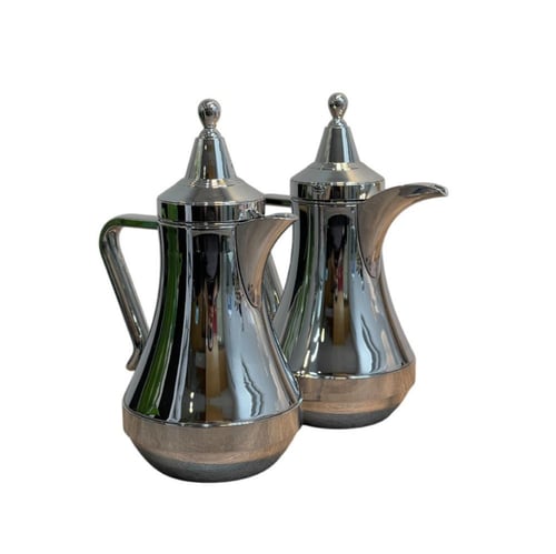 طقم ترامس قطعتين 1 لتر كروم