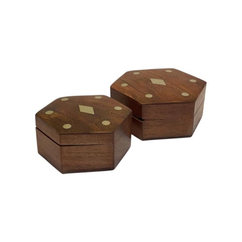 صندوق خشب سداسي