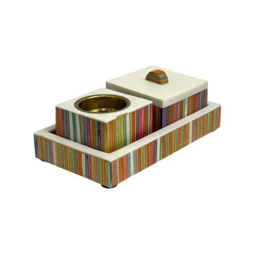 طقم مبخرة خشب بول سميث