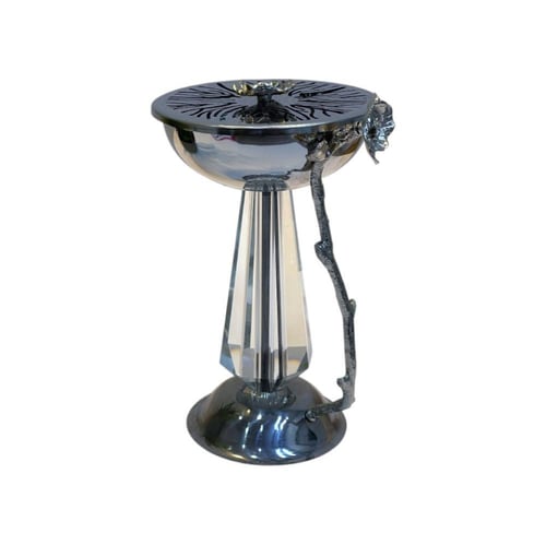 مبخرة وردة ستيل