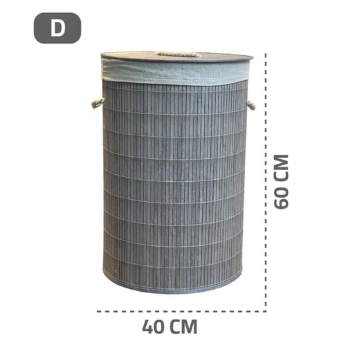 سلة ملابس الغسيل خشب
