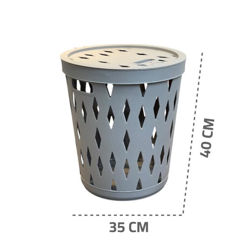 سلة غسيل بلاستيك مدور