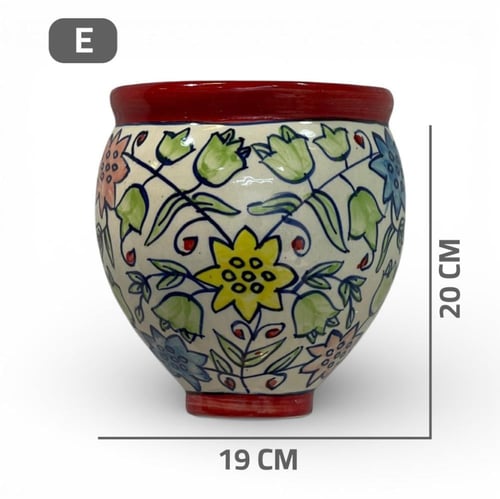 فازة أزهار ملونة