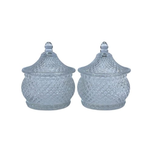 طقم سكرية زجاج