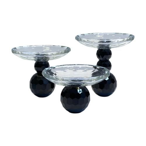 ستاند اسود كرستال زجاج