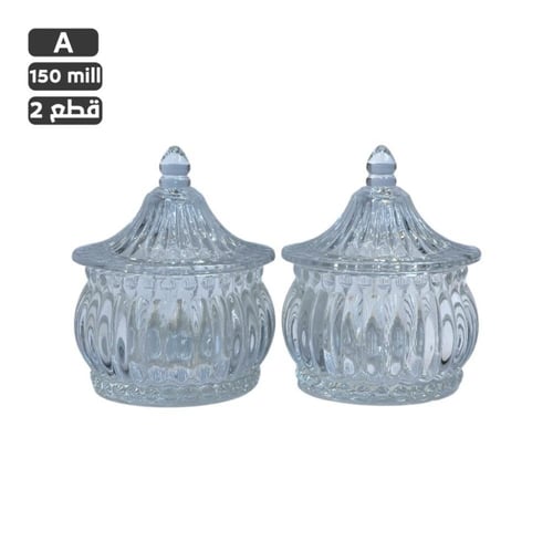 طقم سكرية زجاج