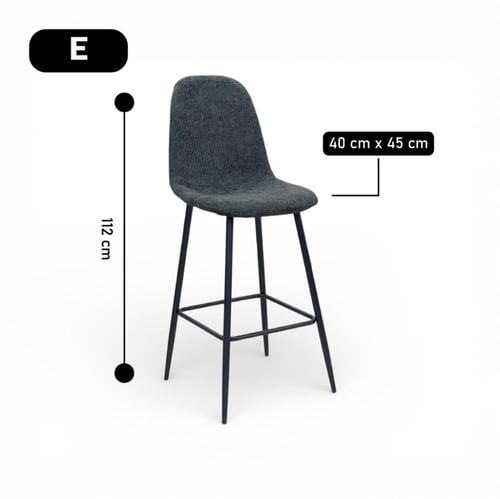 كرسي مطبخ قماش كتان