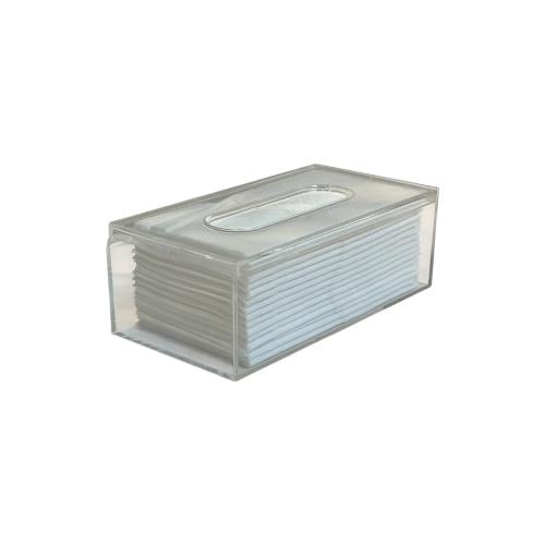 علب مناديل اكريلك مع مناديل